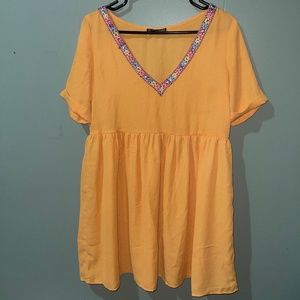 SHEIN Yellow Dress - Oversized